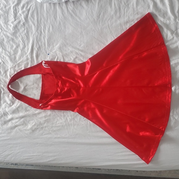 Vintage 90s Red Mini-dress and Jacket - Picture 3 of 6